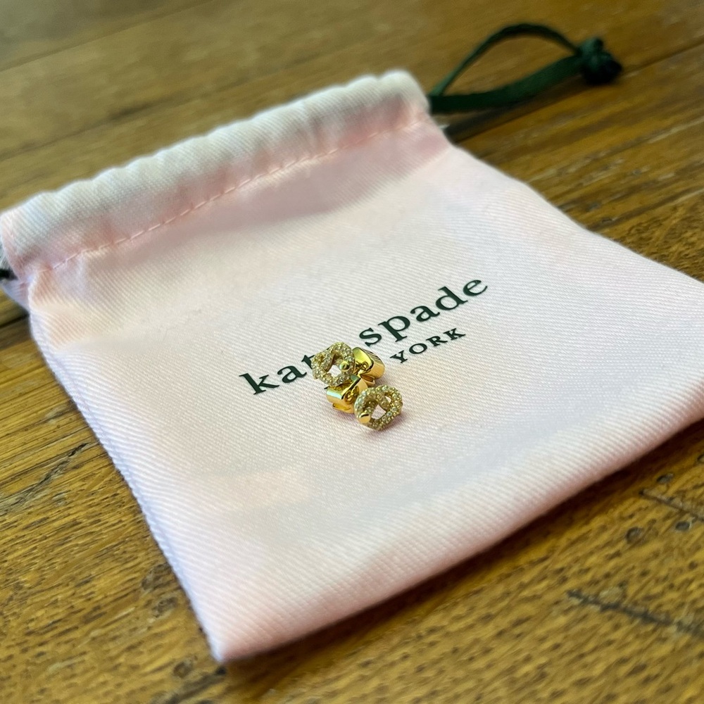 Kate spade pretzel earrings